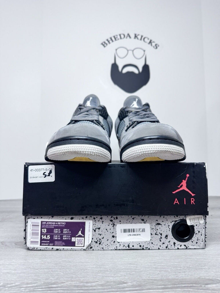 Size 13 - Jordan 4 Retro "Cool Grey" (2019) 308497-007 Men's Preowned Og