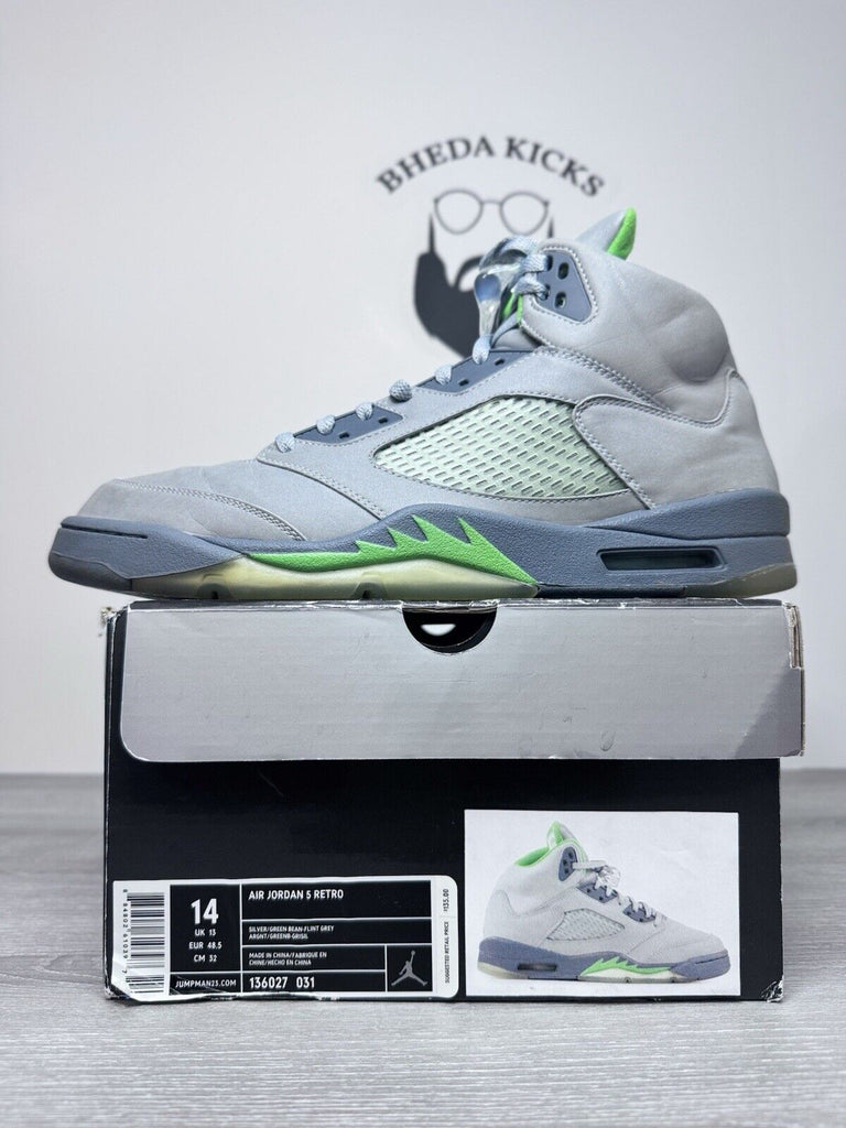 Size 14 - Jordan 5 Retro Green Bean 2006 136027-031 OG Authentic