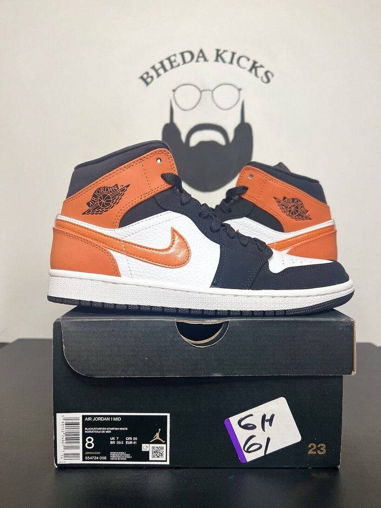 Jordan 1 Mid Shattered Backboard 2019 554724-058 Preowned Size 8 Authentic