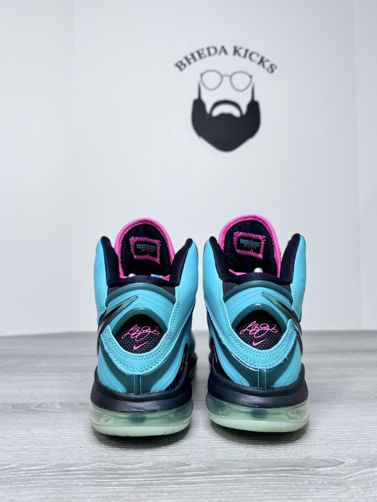 Size 9 - Nike Lebron 8 Retro South Beach 2021 Men’s Blue CZ0328-400 Preowned