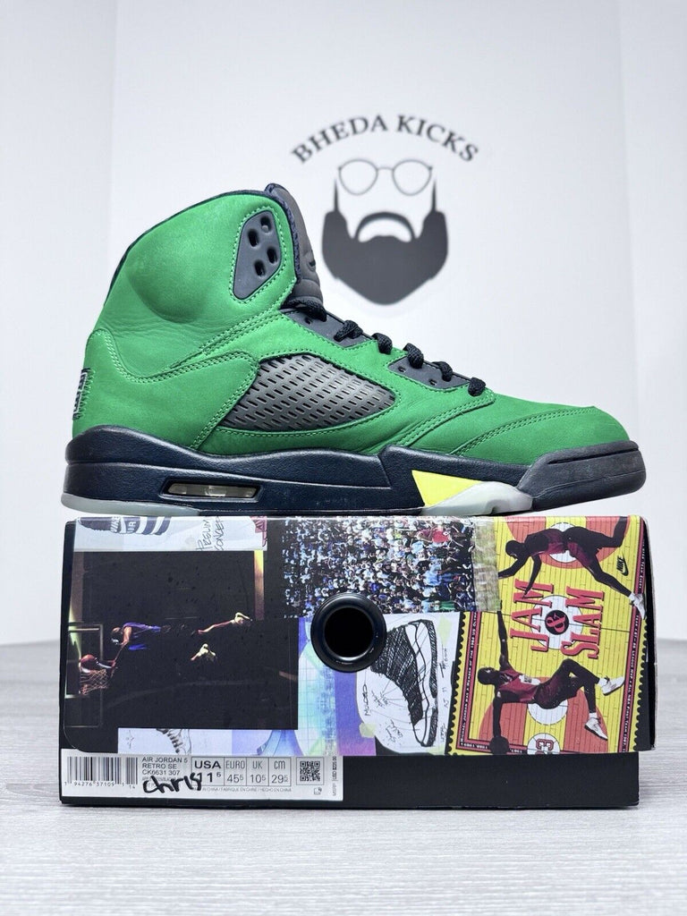 Size 11.5 - Jordan 5 Retro SE Oregon CK6631-307 Preowned Authentic