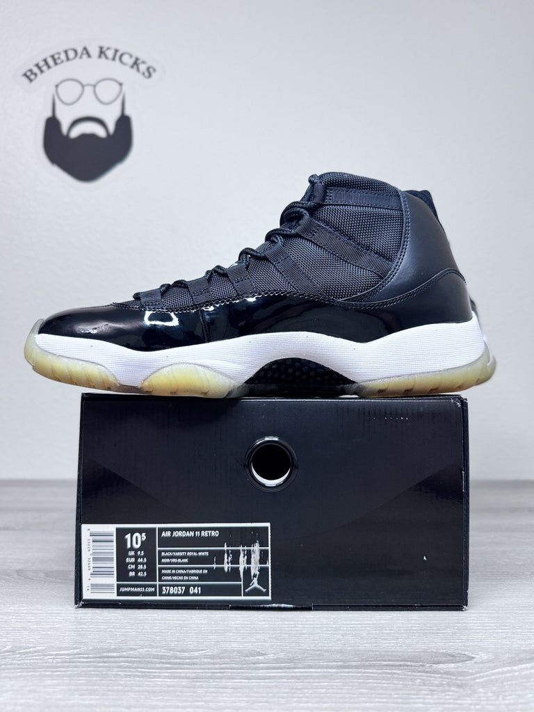 Size 10.5 - Nike Air Jordan 11 Retro Space Jam 2009 Black 378037-041 Brand New