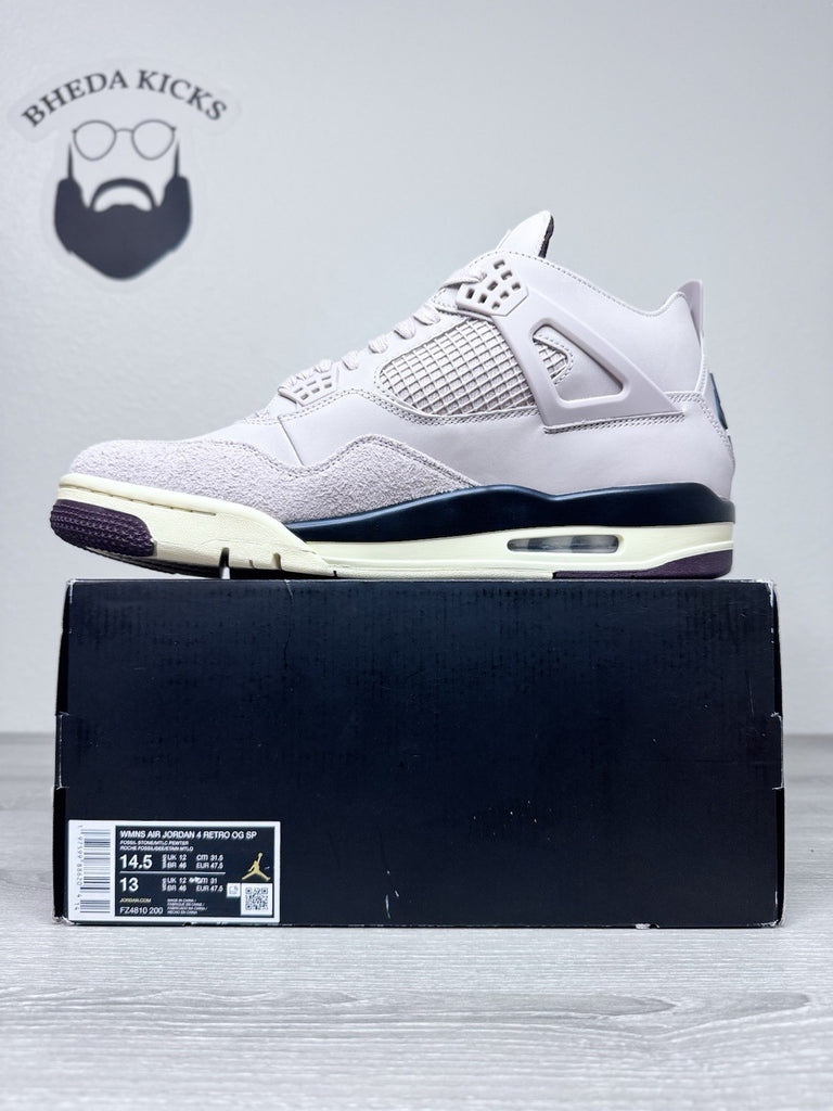 Size 14.5W/13M - A Ma Maniére x Air Jordan 4 Retro While You Were Sleeping New