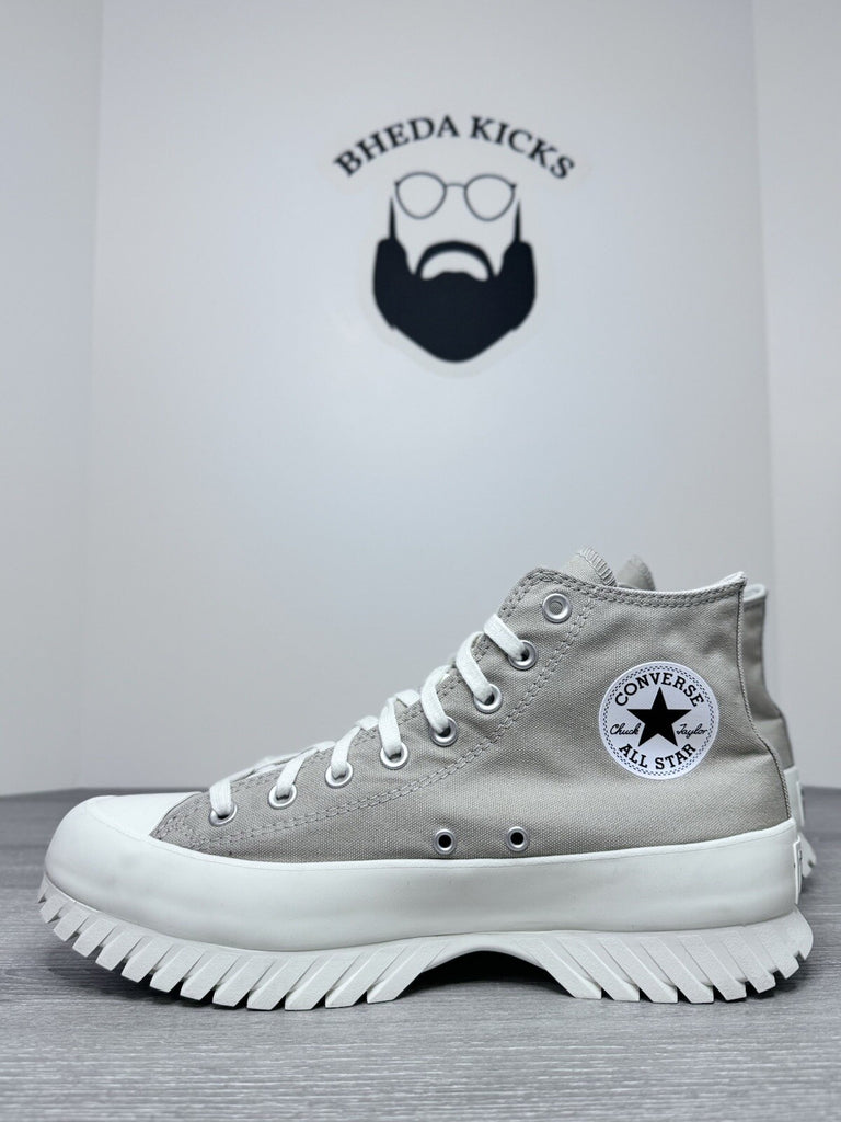 Size 9.5 Men Converse Chuck Taylor Lugged 2.0 Platform Hi  Beige Canvas A05098C