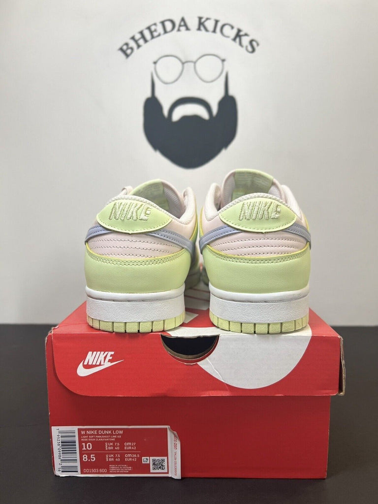 Women’s Nike Dunk Low “Lime Ice” Size 10W/8.5M (DD1503-600) Preowned Authentic