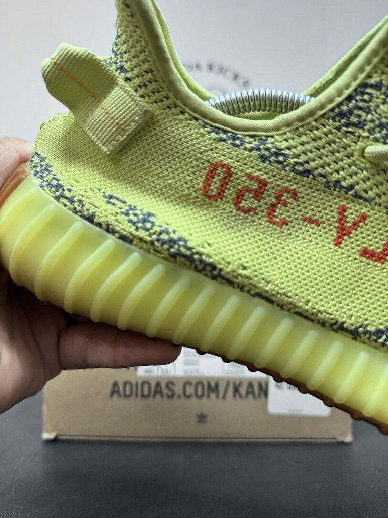 Adidas Yeezy Boost 350 V2 Semi Frozen Yellow Green B37572 Men’s Size 12