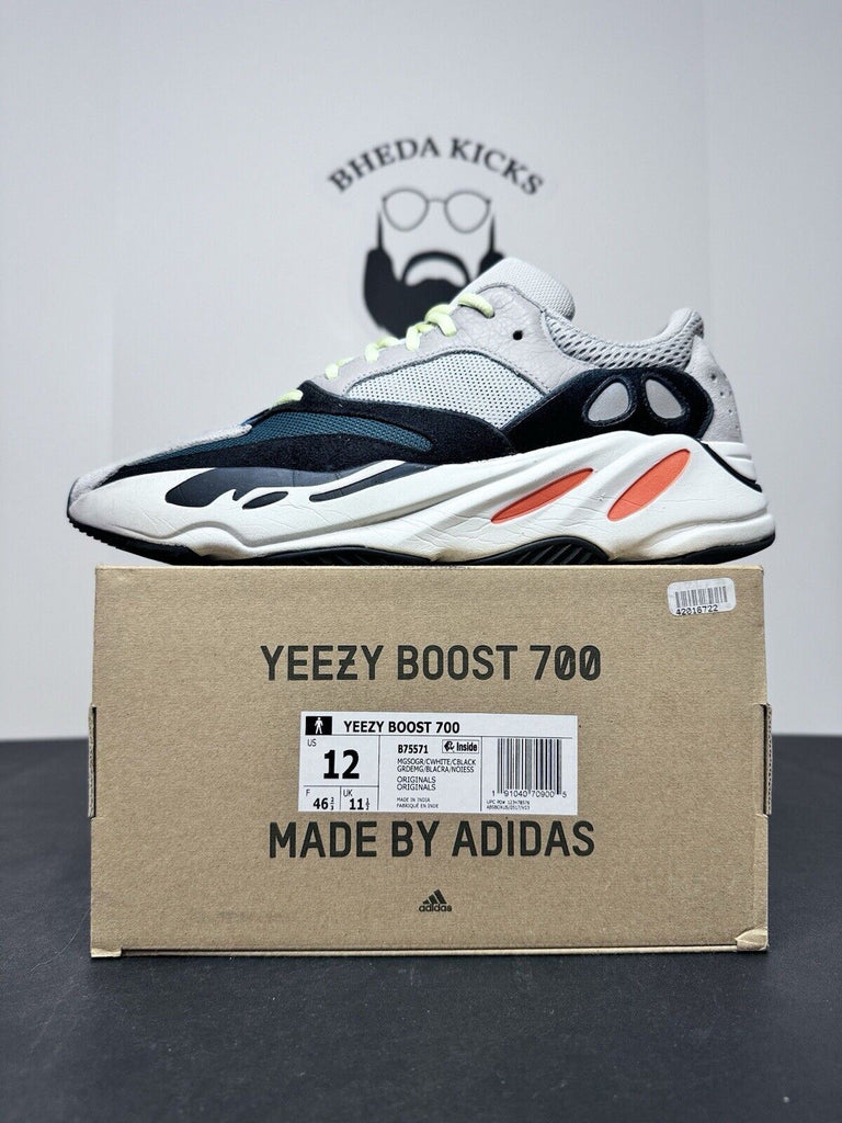 Adidas Yeezy Boost 700 Low Wave Runner B75571 OG Preowned Authentic Size 12