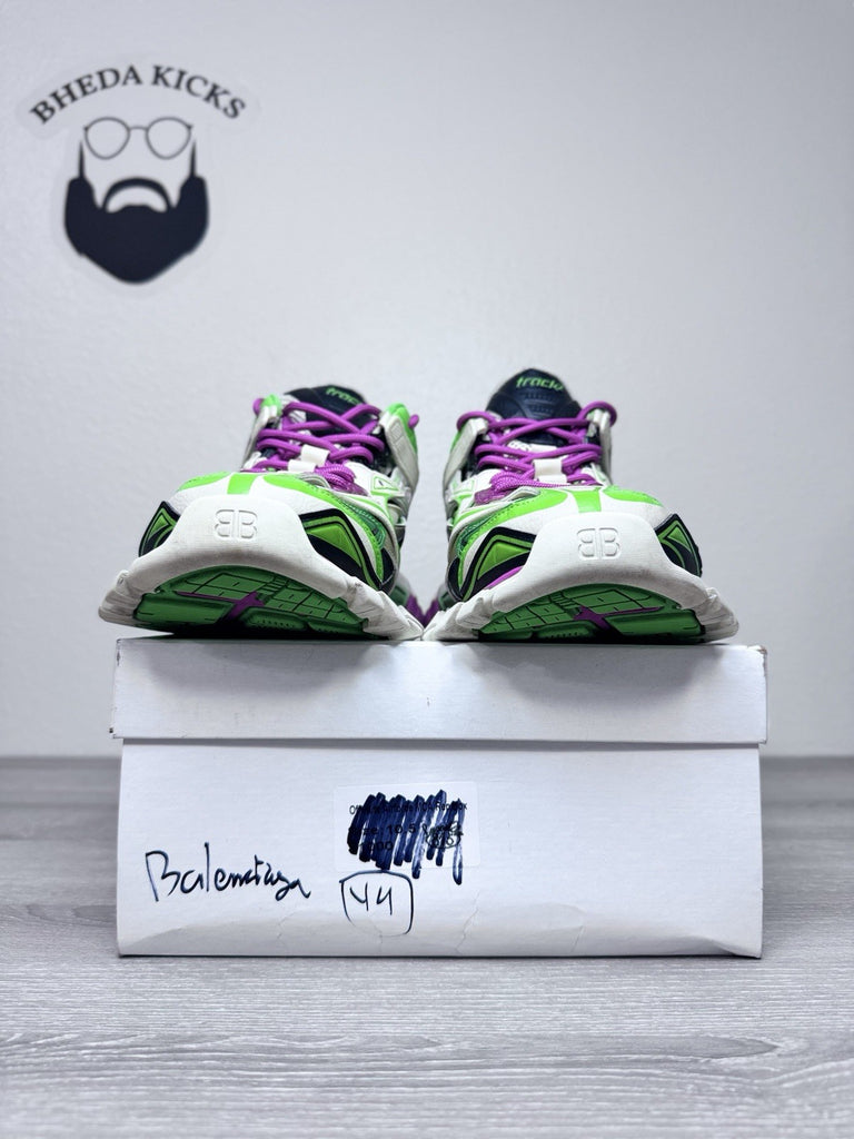 Size 44 EU/11 US  - Balenciaga Runner Sneaker Green Pink Beige Preowned