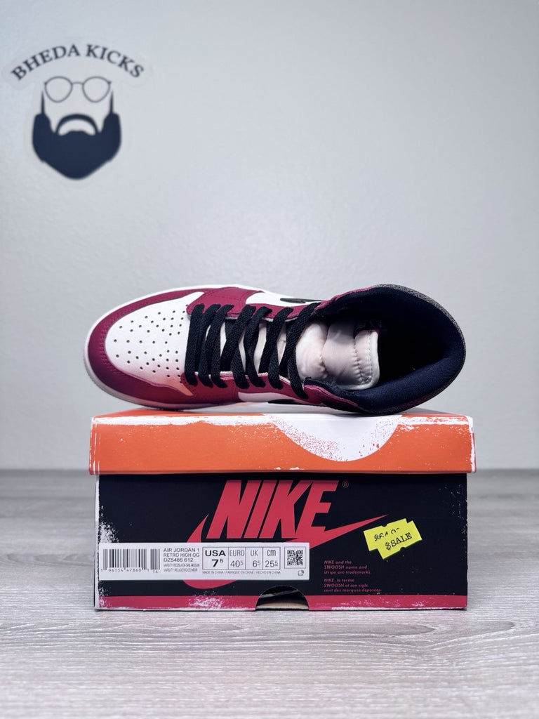Size 7.5 - Air Jordan 1 Retro High OG Chicago Lost & Found Preowned DZ5485-612