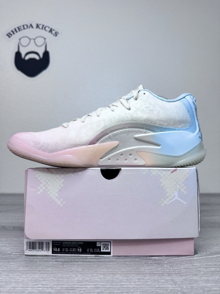 Size 10.5 - Jordan Zion 3 NRG Bleached Coral FZ1321-601 Men’s Shoes Preowned