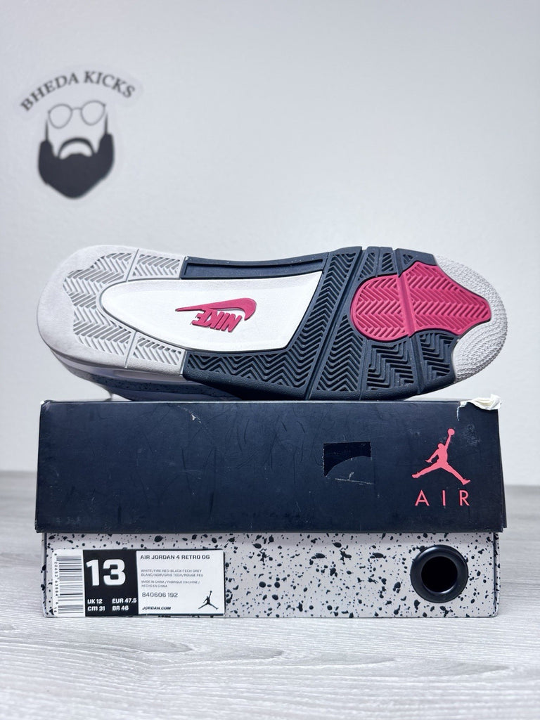 Size 13 - Air Jordan 4 Retro White Cement 4 (2016) 840606-192 Preowned