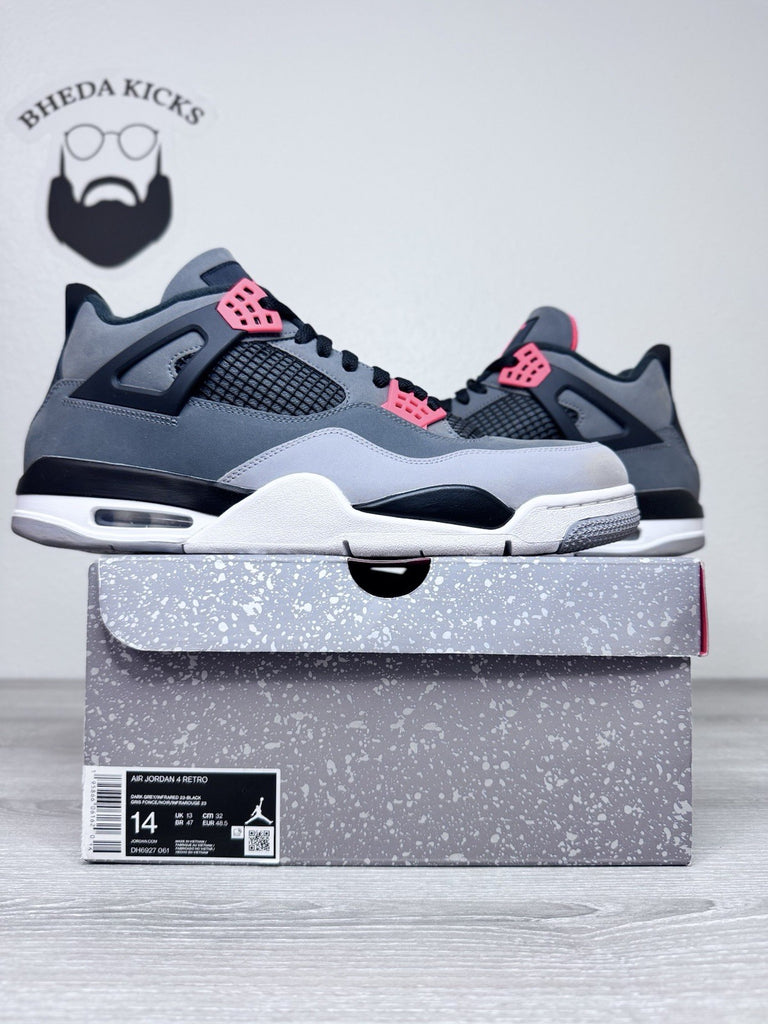 Size 14 - Air Jordan 4 Retro Infrared DH6927-061 Preowned Authentic Og