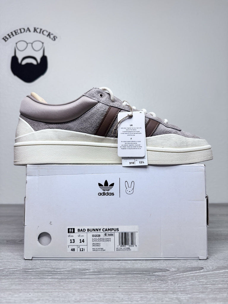 Size 13 - Adidas Campus Light Shoes Bad Bunny 'Chalky Brown' ID2529 Men's NEW DS