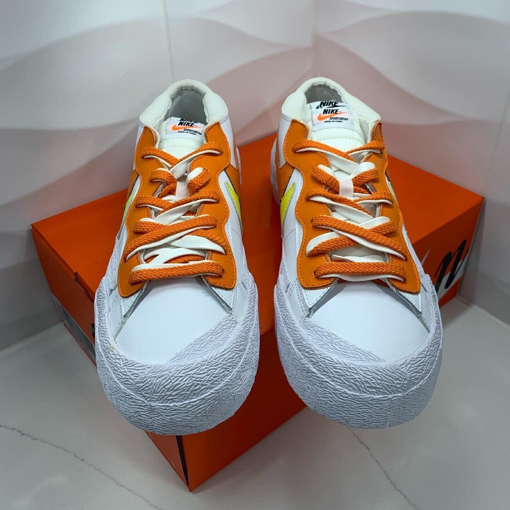 ⚡Nike Blazer Low x sacai Magma Orange DD1877-100 In hand Ready To SHIP