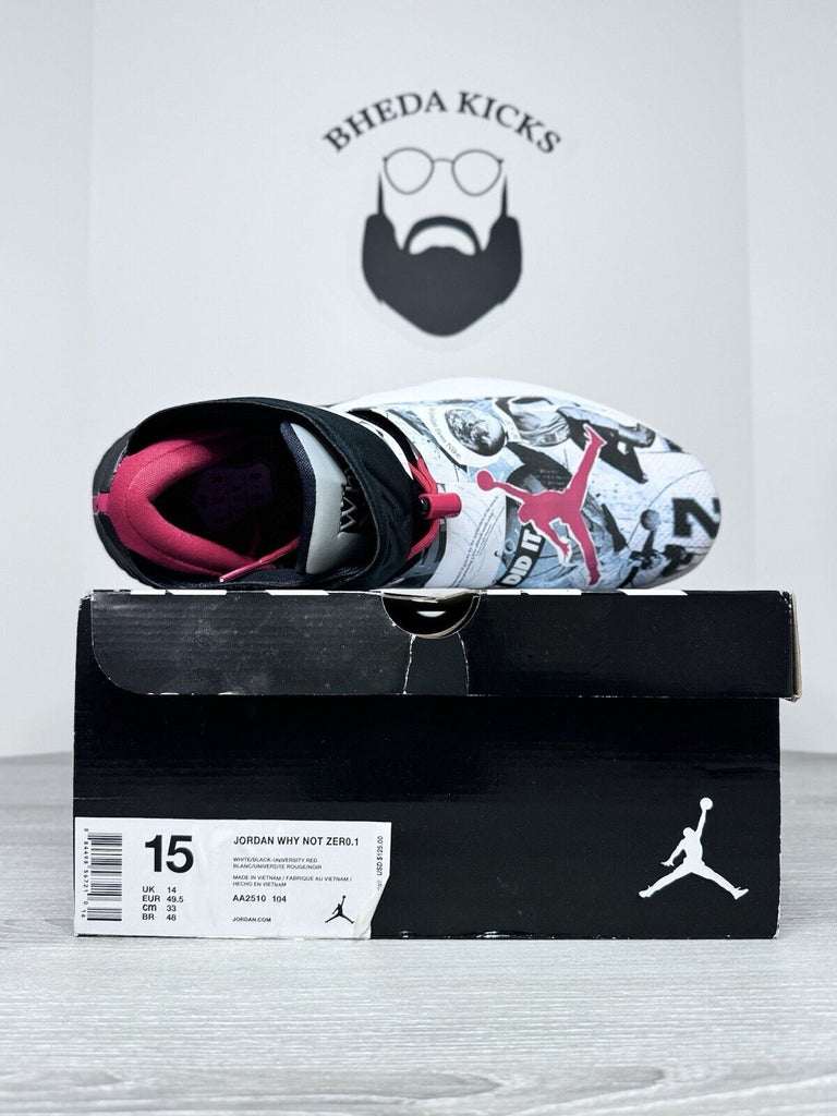 Size 15 - Jordan 'Why Not?' ZER0.1 Mirror Image 2018 AA2510-104 New DS