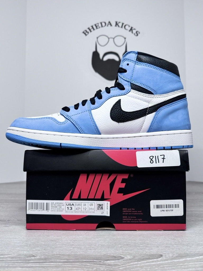 Size 13 - Nike Air Jordan 1 Retro OG High University Blue 2021 555088-134 Men’s