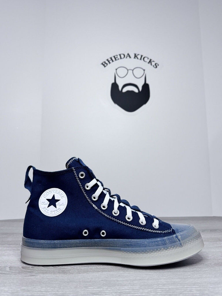 Size 10 - Converse Men's Chuck Taylor All Star CX Explore Hi Obsidian White NEW