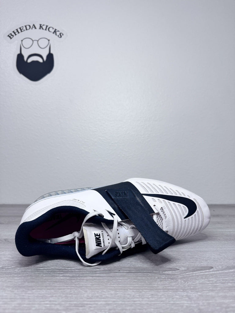 Size 15 - Nike Romaleos 3 Crossfit Weightlifting Shoes 852933-101 White Black