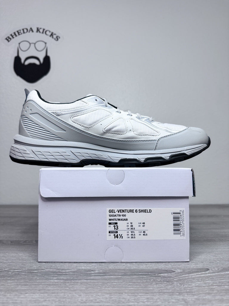 Size 13 - ASICS Hidden NY x Gel Venture 6 Shield ‘White Wasabi’ 1203A778-100