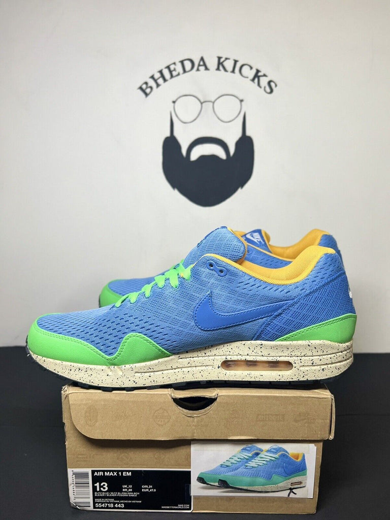 Nike Air Max 1 EM Beaches Of Rio 2013 13 Supreme DQM Vintage Retro Og Rare Clean