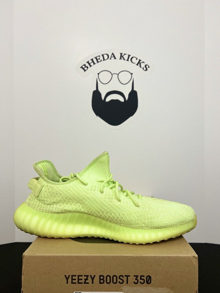 Yeezy Boost 350 v2 GID Glow EG5293 Adidas Og Rare Kanye Preowned Clean Size 14