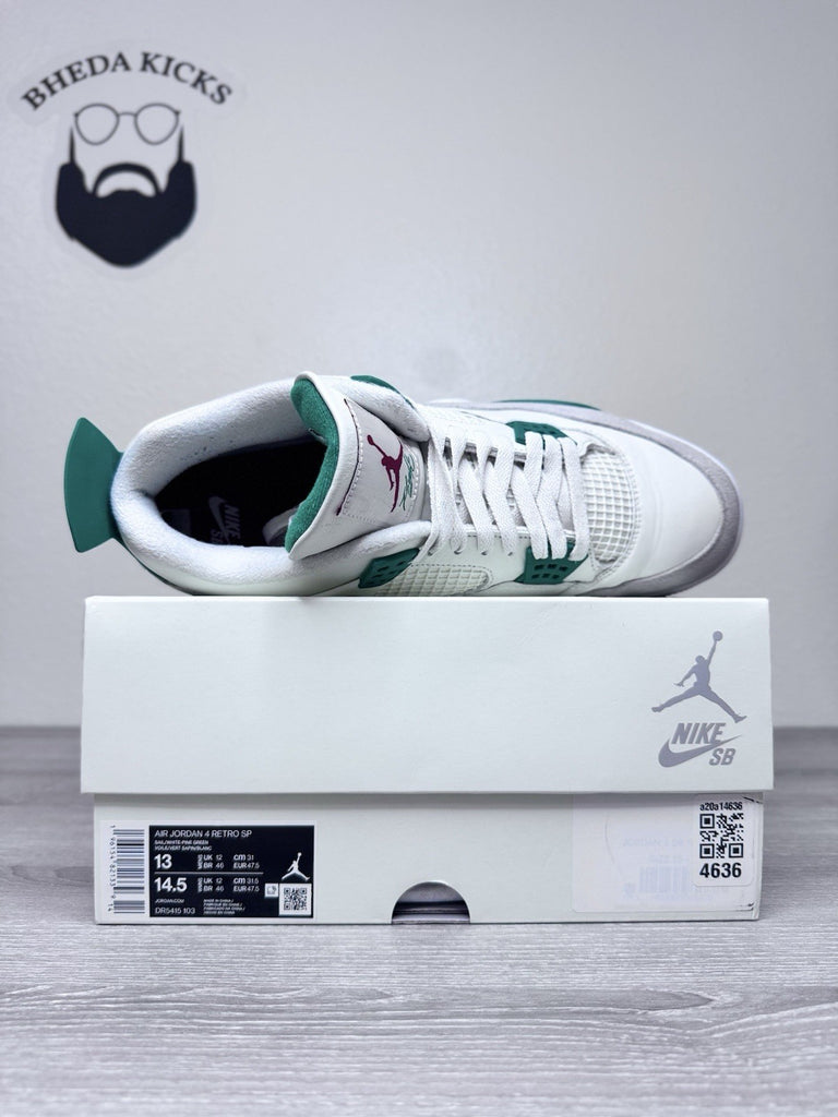 Size 13 - Nike Air Jordan 4 Retro SB Pine Green Sail (2023) DR5415-103