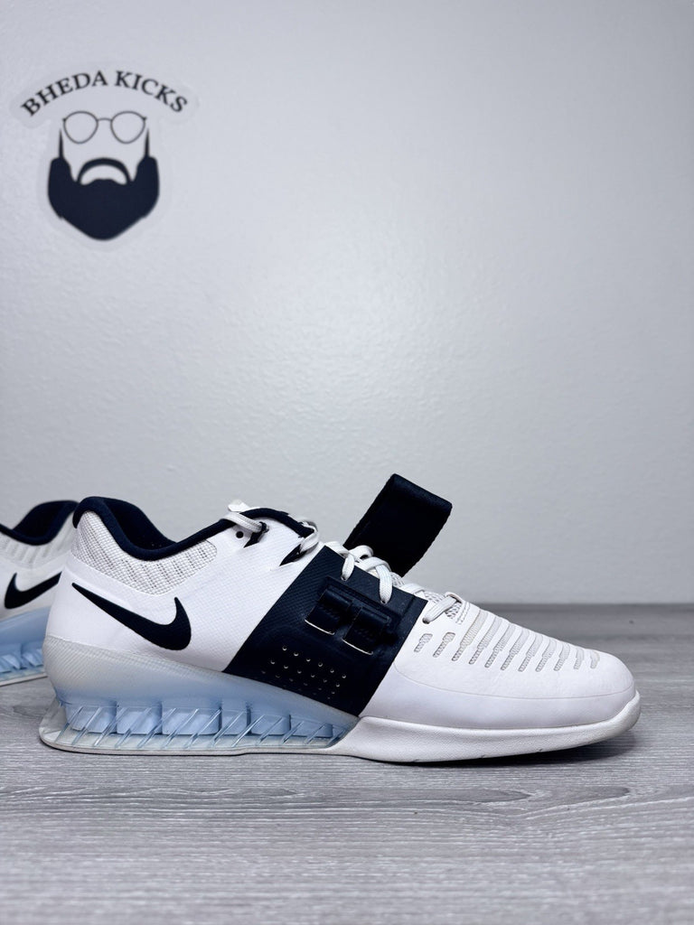 Size 15 - Nike Romaleos 3 Crossfit Weightlifting Shoes 852933-101 White Black