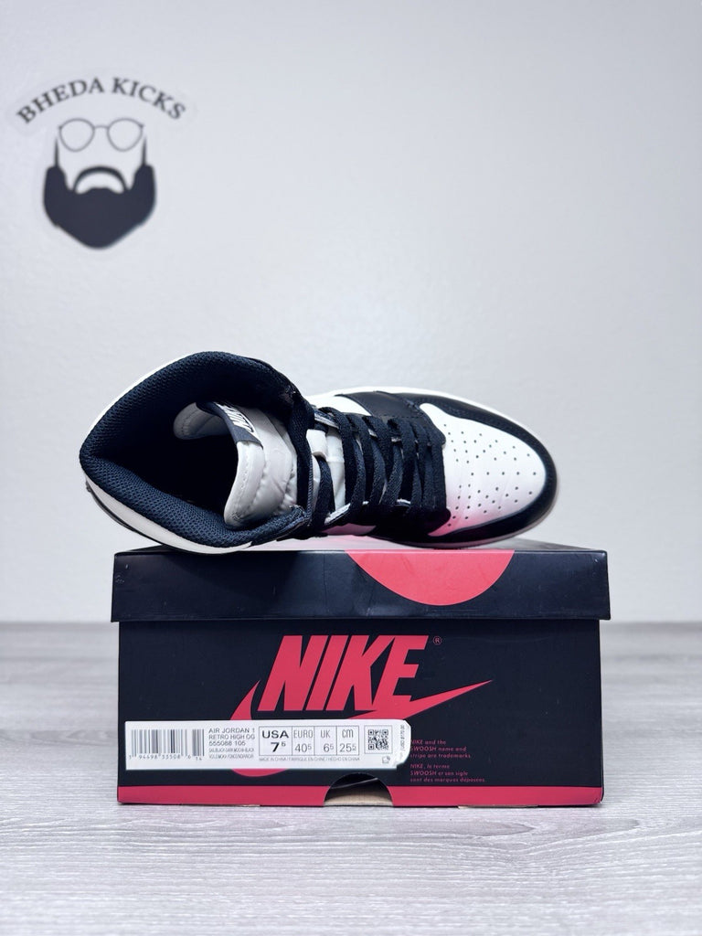 Size 7.5 - Air Jordan 1 Retro OG High Dark Mocha Mens Shoe 555088-105