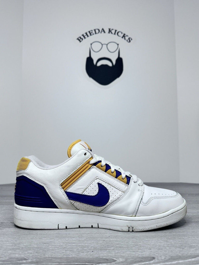 Size 11 - Nike Air Force 2 Low Los Angeles Lakers Purple Yellow White