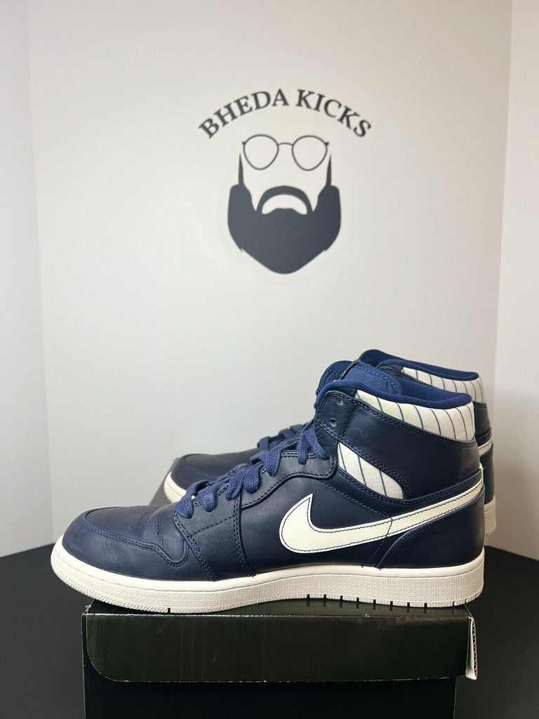 Air Jordan 1 Retro High Derek Jeter RE2PECT 2014 715854-402 Preowned Size 14