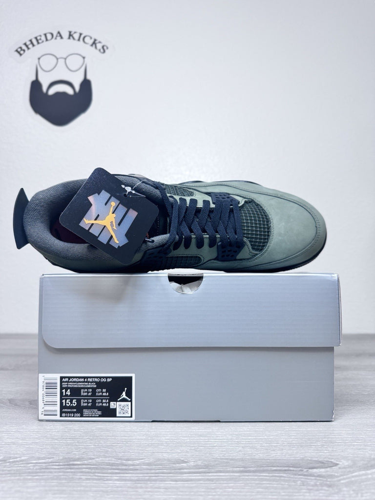 Size 14 - Undefeated x Air Jordan 4 Retro 2025 IB1519-200 Brand New