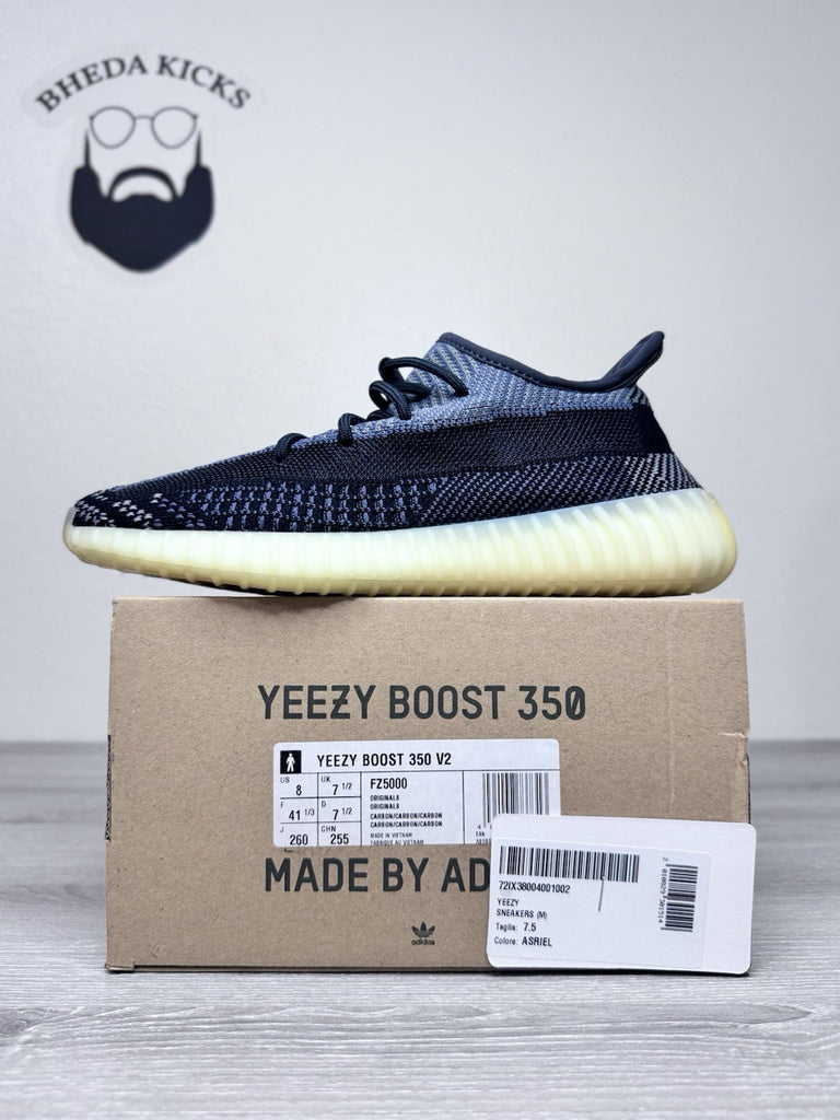 Size 8 - Adidas Yeezy Boost 350 V2 Carbon FZ5000 Authentic Brand New