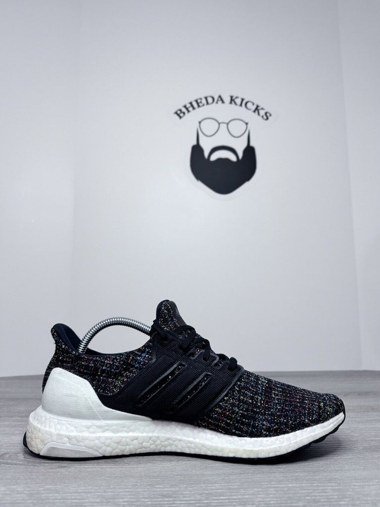 Size 10 - Adidas Ultra Boost 4.0 Black Multi Athletic Running Shoe F35232