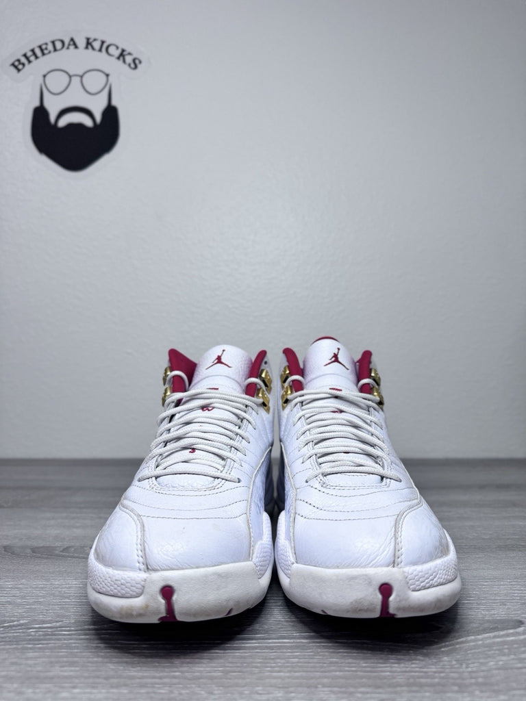 Size 11.5 - Nike Air Jordan 12 XII Retro FIBA White Red 130690-107 Men's