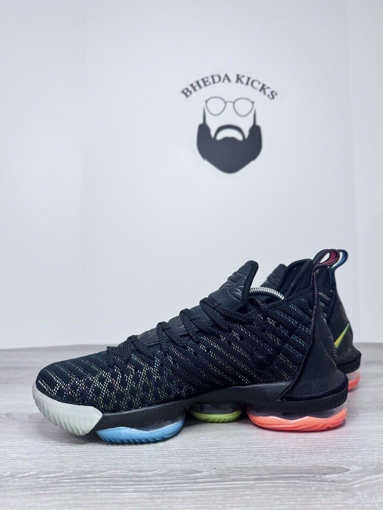 Size 8.5 - Mens Nike LeBron 16 ‘I Promise’ Basketball Shoes A02588-004 Preowned