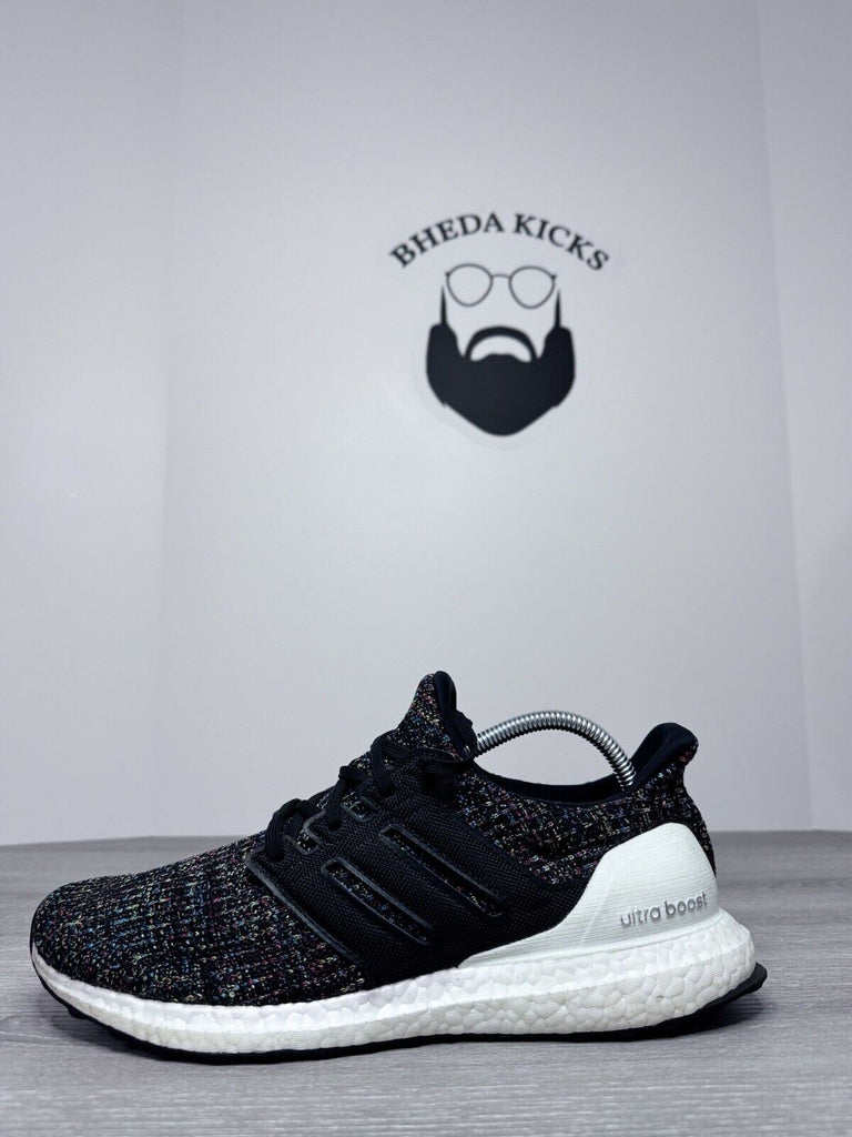 Size 10 - Adidas Ultra Boost 4.0 Black Multi Athletic Running Shoe F35232