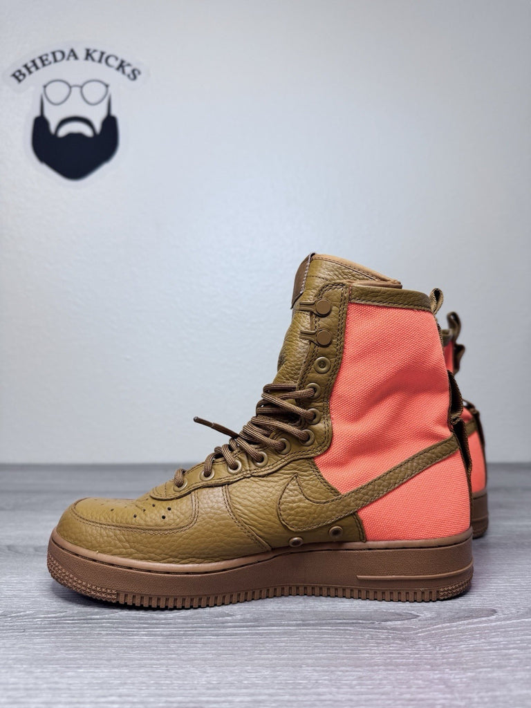 Size 8.5 - Nike SF AF1 Special Forces Air Force 903270-778 Desert Ochre Orange