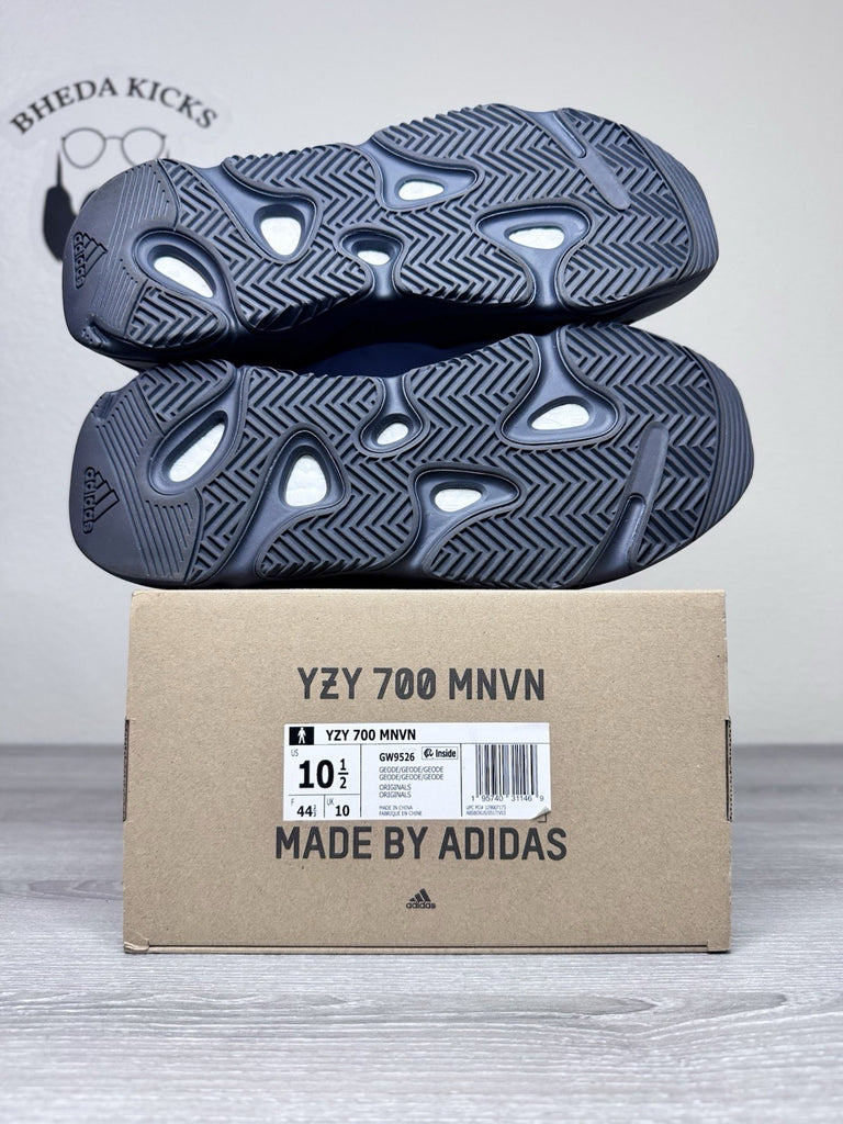 Size 10.5 - adidas Yeezy Boost 700 MNVN Geode GW9526 Authentic Og Worn Once