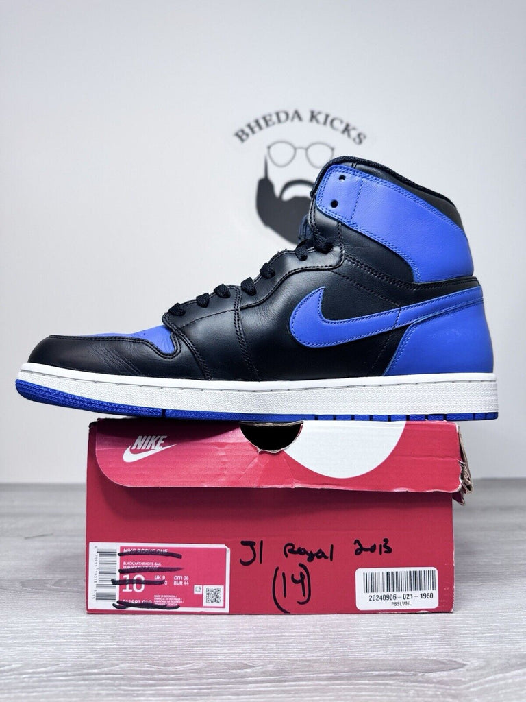 Size 14 - Air Jordan 1 Retro OG 2013 High Royal 555088-085 Preowned Clean