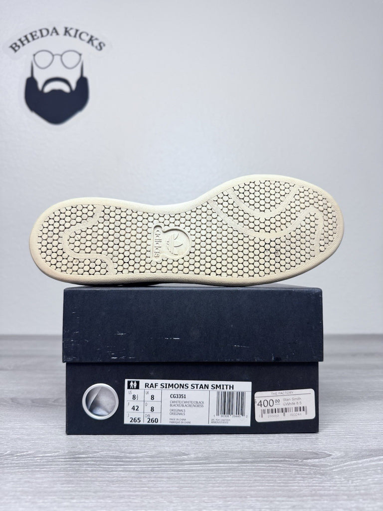 Size 8.5 - RAF Simons X Adidas Stan Smith CG3351 Preowned Authentic