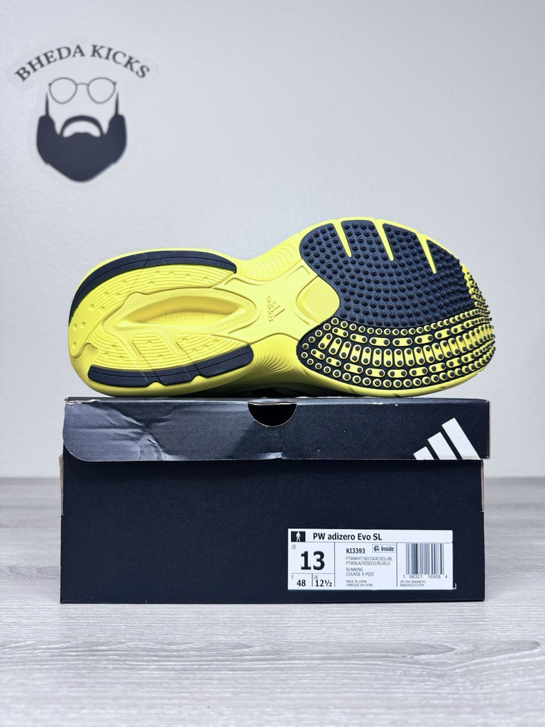 Size 13 - Adidas AdiZero Goukana Light Yellow Men's Running Shoes JP7177 New