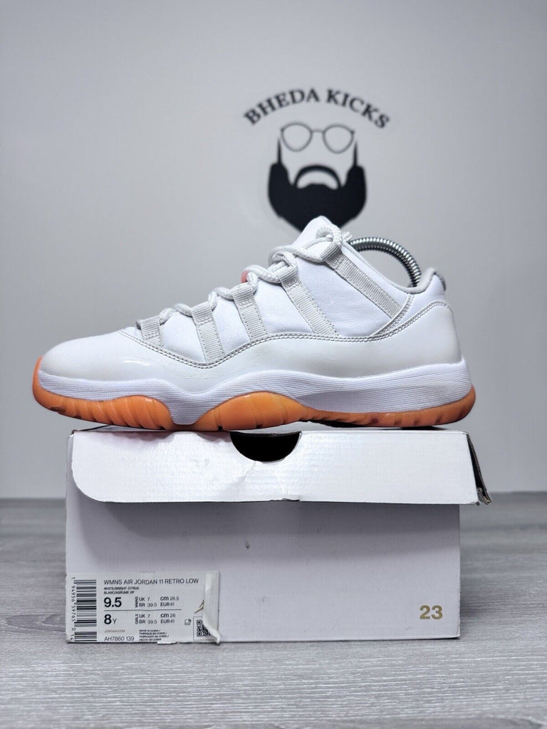 Size 9.5W/8 Men’s -  Air Jordan 11 Retro Low Citrus Preowned AH7860-139