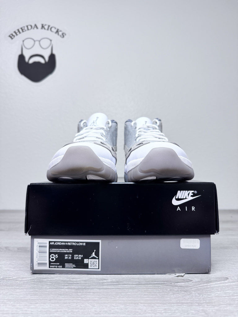 Size 8.5 - Air Jordan 11 Retro Low IE Light Orewood Brown White 919712-102