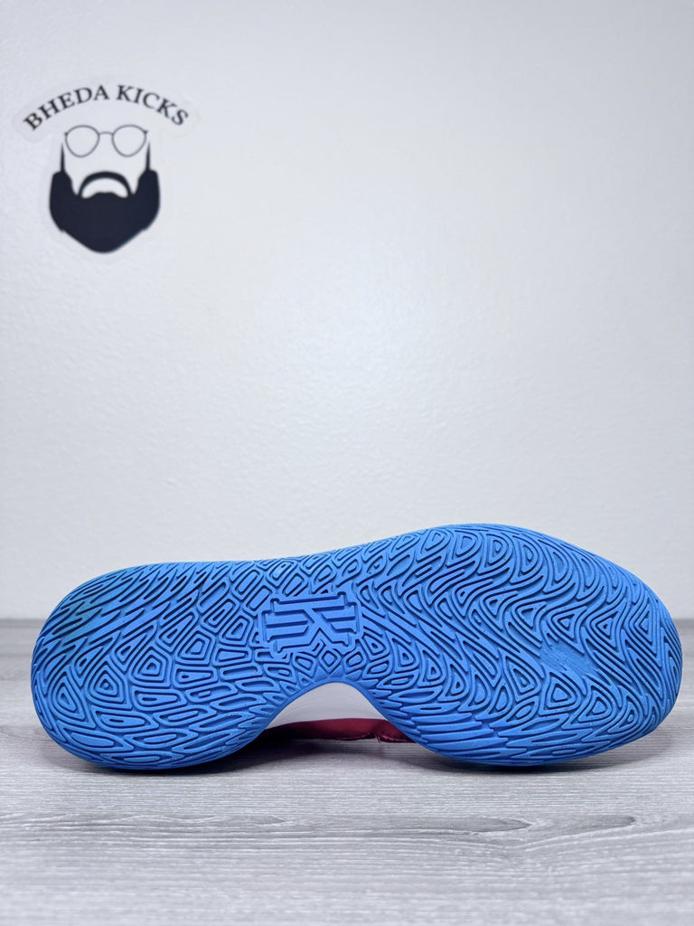 Size 16 - Nike Kyrie Flytrap V CZ4100-600 Habanero Red/Blue Hero Preowned