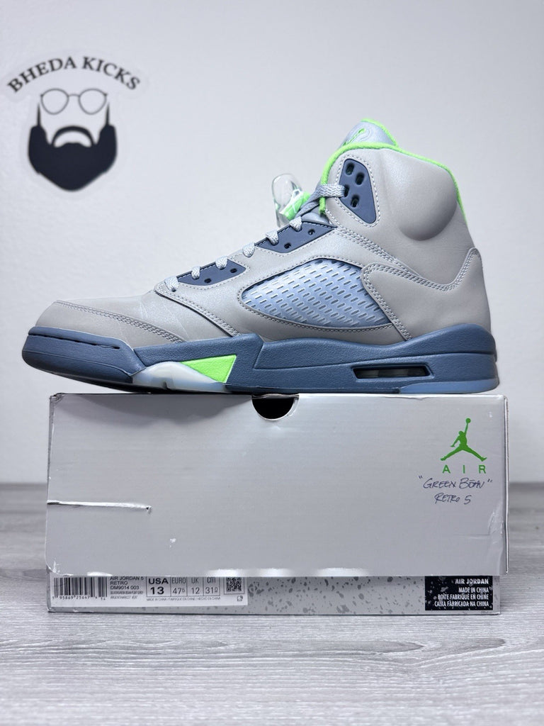 Size 13 - Jordan 5 Retro Green Bean 2022 DM9014-003 Preowned Authentic