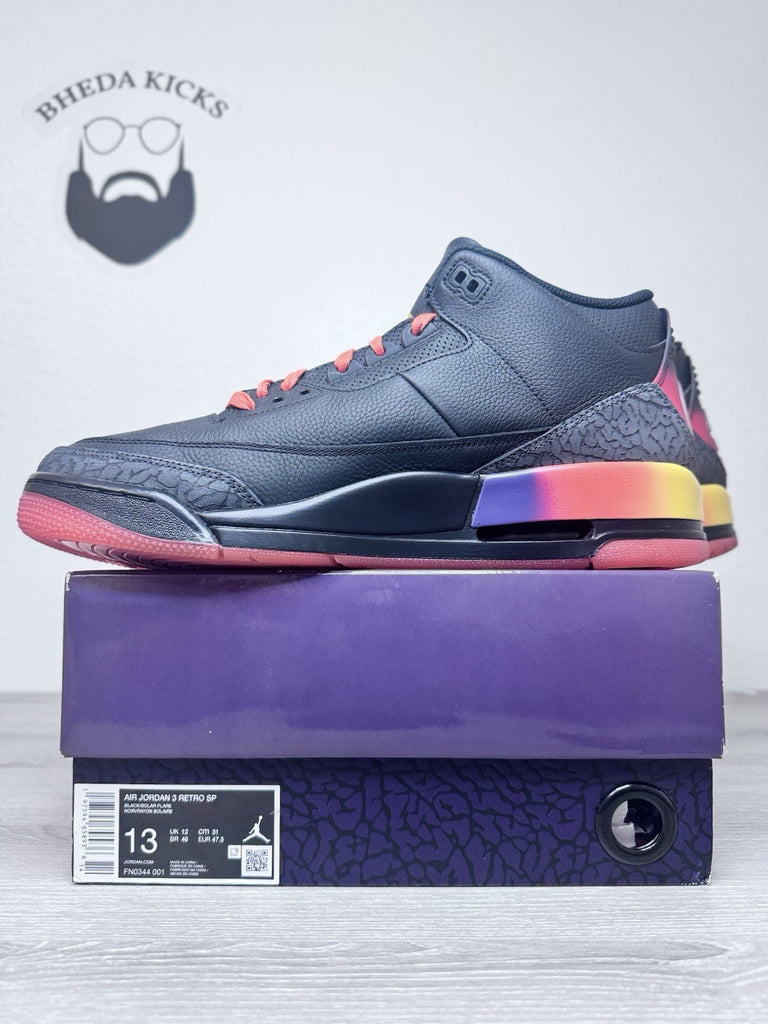 Size 13 - J. Balvin x Air Jordan 3 Retro Rio FN0344-001 Preowned Clean