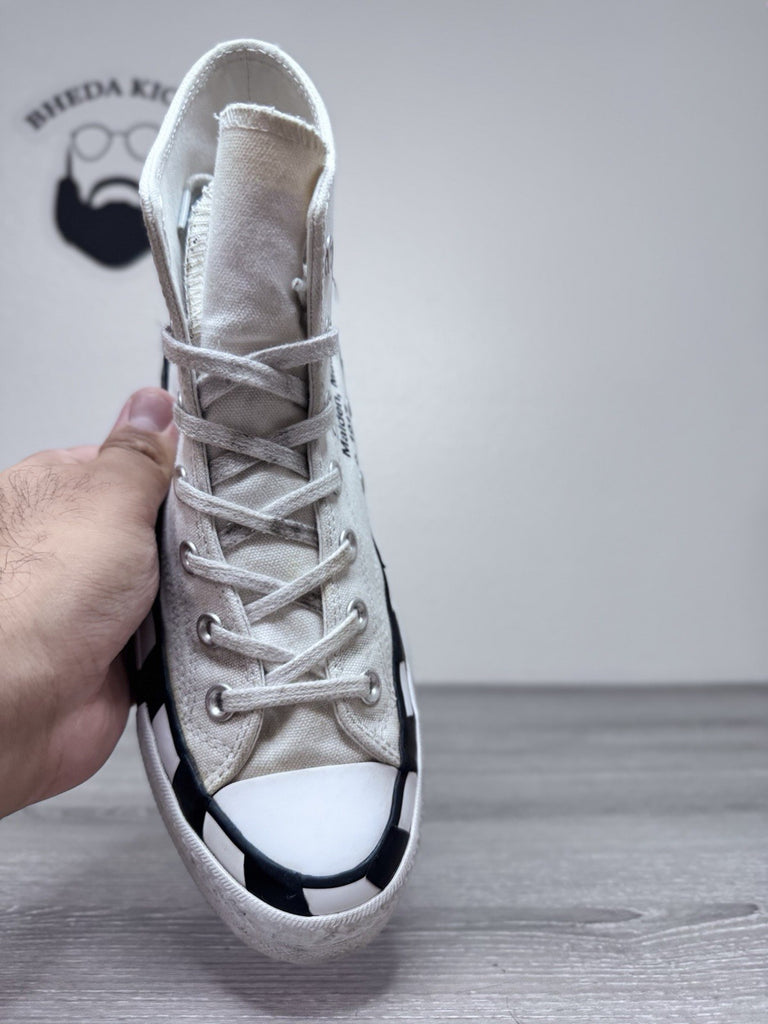 Size 6M/8W - Off White x Converse Chuck Taylor All Star 70 Hi White 163862C