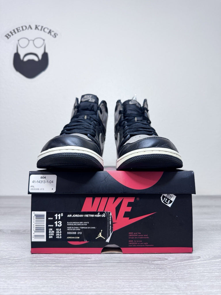 Size 11.5 - Nike Air Jordan 1 Retro High OG Shadow 2018 (555088-013) Preowned