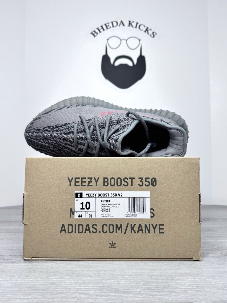 Size 10 - adidas Yeezy Boost 350 V2 Low Beluga 2.0 AH2203 Preowned Og Rare