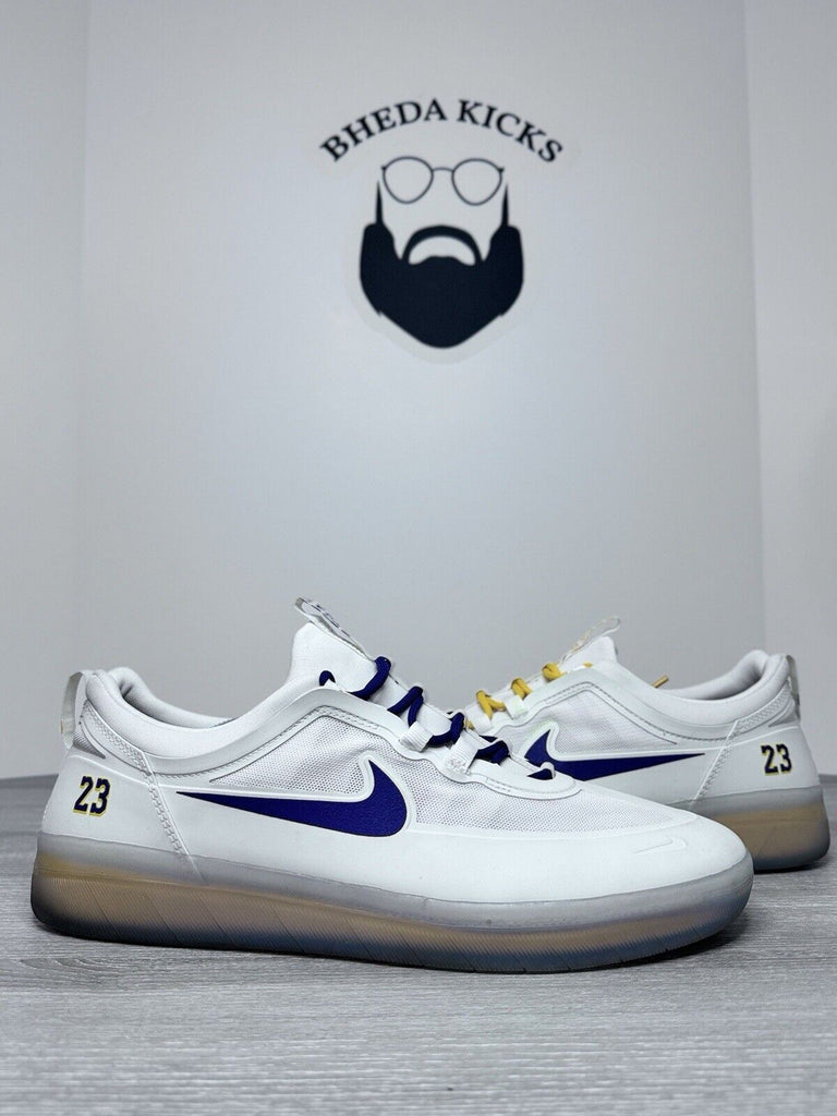 Size 13 - Nike SB Nyjah Free 2 Lakers x LeBron James x NBA Shoes DA3439-100